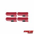 Extreme Max Extreme Max 3006.2999 BoatTector Solid Braid MFP Dock Line Value 4-Pack - 1/2" x 20', Red 3006.2999